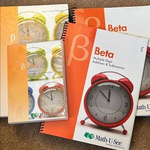 Math-U-See Beta Set with Instruction Manual and DVD